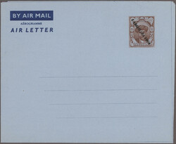 1953/1964, AIRLETTERSHEETS, balance of apprx. 127 (mainly unused) ...
