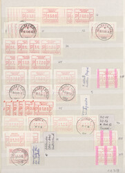1979/1983 (ca.), Machine Labels/Self Vending Stamps/Postage Meters, ...