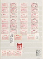1979/1983 (ca.), Machine Labels/Self Vending Stamps/Postage Meters, ...