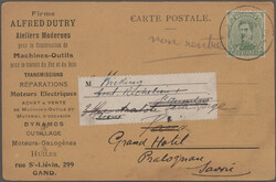 Deutschland & Alle Welt, Schachtel mit Belegen, dabei auch ...