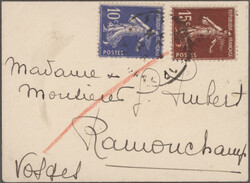 Deutschland & Alle Welt, Schachtel mit Belegen, dabei auch ...