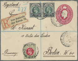 1892/1938, South Africa and Territories, lot with 18 covers/cards, ...