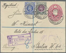 1892/1938, South Africa and Territories, lot with 18 covers/cards, ...