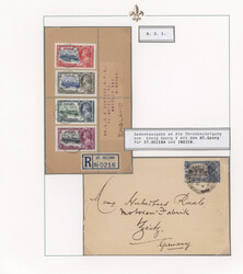 1935, Jubilee issue, assortment of seven covers/cards and some ...