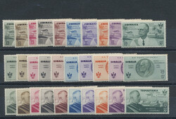 1934 Flight Rome-Mogadiscio: The three sets from Cirenaica, Somalia ...