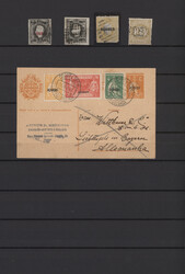 1870/1910 (ca.), used and unused collection on album pages, ...