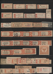 1880/1950 (ca.), collection of more than 800 registration labels, ...