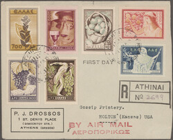 1939/1958, FLOWERS/FRUITS, assortment of apprx. 100 covers/cards ...