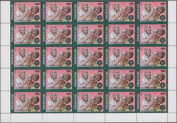 1987, Lions Club, International, Health care, Chad. 12 folded sheets ...