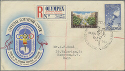 1956 Melbourne Australien, kleine Partie von 5 verschiedene ...