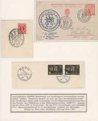 1954/1956, International Walking Competition fro Postmen, Stockholm ...