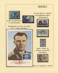 A PHILATELIC JOURNEY INTO SPACE ... Topical collection on Man's ...