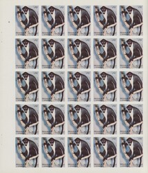 1972, Sharjah, assortment of 59 imperforate progressive proof sheets ...