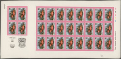1979, Tuvalu, 1c. Squirrelfish (Holocentrus species), eight imperf. ...