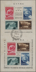 1939 Argentina - UPU Congress in Buenos Aires: Three complete sets ...