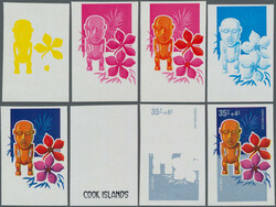 1979, Cook Islands, Christmas, complete set of 16 values, eight ...