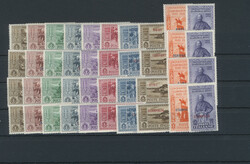1932 'Garibaldi', all the nine sets of all the nine islands, mint ...
