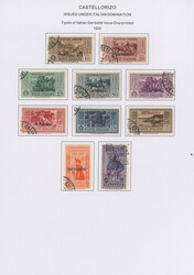 1932, Garibaldi issue, fine used collection of all 14 issues (incl. ...