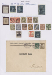 1884/1980 (ca.), PERFINS, collection of apprx. 930 stamps and 25 ...