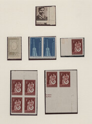 1944/1959, mint collection of varieties/specialities on album pages, ...