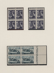 1944/1959, mint collection of varieties/specialities on album pages, ...