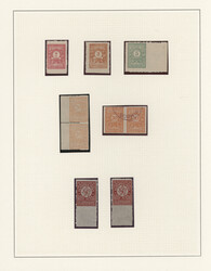 1920/1950 (ca.), postage dues and parcel stamps, collection of 36 ...