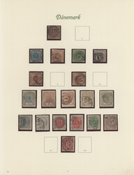 1851-1970 (ca), Sammlung gestempelt im Vordruck-Album, mit einigen ...