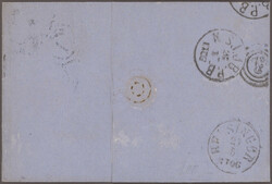 1864-70 'Coat of Arms': Group of 7 used stamps and three covers ...