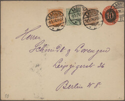 1872/1980 (ca.), assortment of apprx. 130 used and unused ...