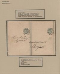 1882/1942 (ca.), WRAPPERS, collection of 24 used wrappers incl. S3 ...