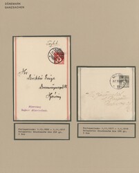 1882/1942 (ca.), WRAPPERS, collection of 24 used wrappers incl. S3 ...