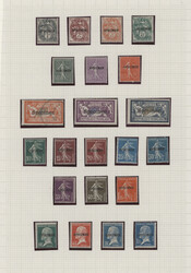 1911/1925, COURS D'INSTRUCTION, a neat collection of 59 mainly unused ...