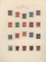1944, chiefly mint collection of apprx. 350 stamps plus seven covers, ...