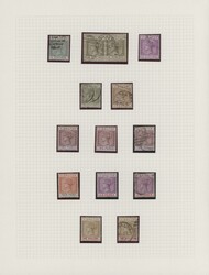 1870/1898 (ca.), a decent used and mint collection of 59 stamps ...