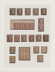 1861/1900, Large Hermes heads, specialised collection of 102 stamps ...