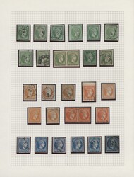 1861/1900, Large Hermes heads, specialised collection of 102 stamps ...