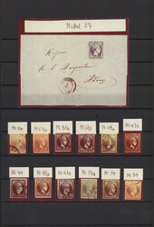 1861/1940 (ca.), mainly used collection on album pages, slightly ...