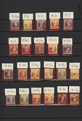 1861/1940 (ca.), mainly used collection on album pages, slightly ...