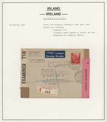 1886/1980 (ca.), sophisticated assortment of apprx. 30 entires (plus ...