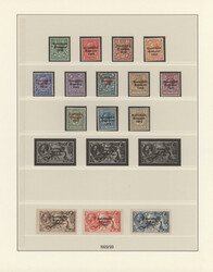 1922/85, saubere, gemischt besammelte Kollektion in 2 ...