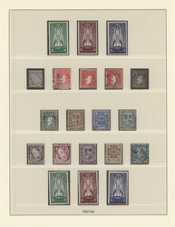 1922/85, saubere, gemischt besammelte Kollektion in 2 ...