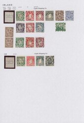 1930/1970 (ca.), PERFINS, collection of apprx. 360 stamps and one ...