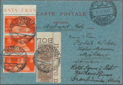 1928/31, kleines Lot von drei besseren Belegen, dabei zwei ...