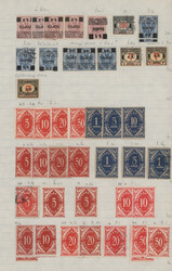 1918/1933, mint and used collection/accumulation mounted on pages, ...