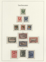 1925/1939, Teilsammlung mit mehreren Luftpostsätzen und Zeppelin ...