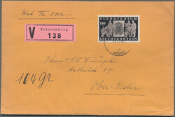 1930/1957, sauberer Posten mit 30 interessanten Belegen, dabei ...