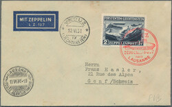 1930/1988, Posten mit 25 Flugpost-Belegen, dabei Erst- und ...