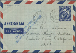 1953/1955, assortment of 73 airlettersheets all addressed to actress ...