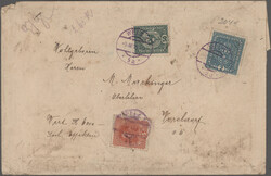 1915/1932, Lot von sieben Belegen, unterschiedliche Bedarfserhaltung, ...