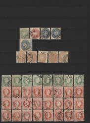 1864/1914, sauber gestempelter Sammlungsbestand von ca. 415 Marken ...